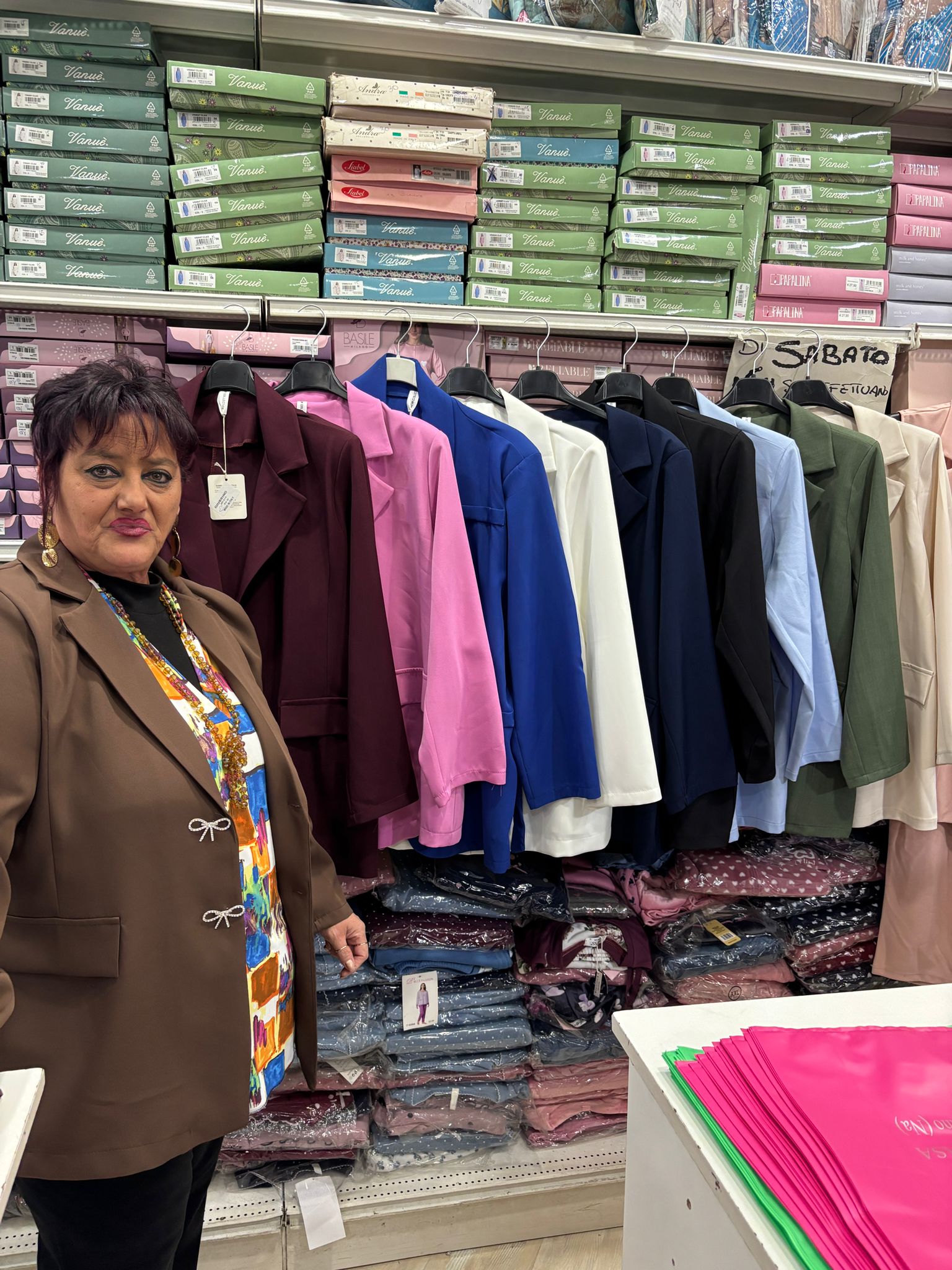 Giacca dettaglio fiocco strass