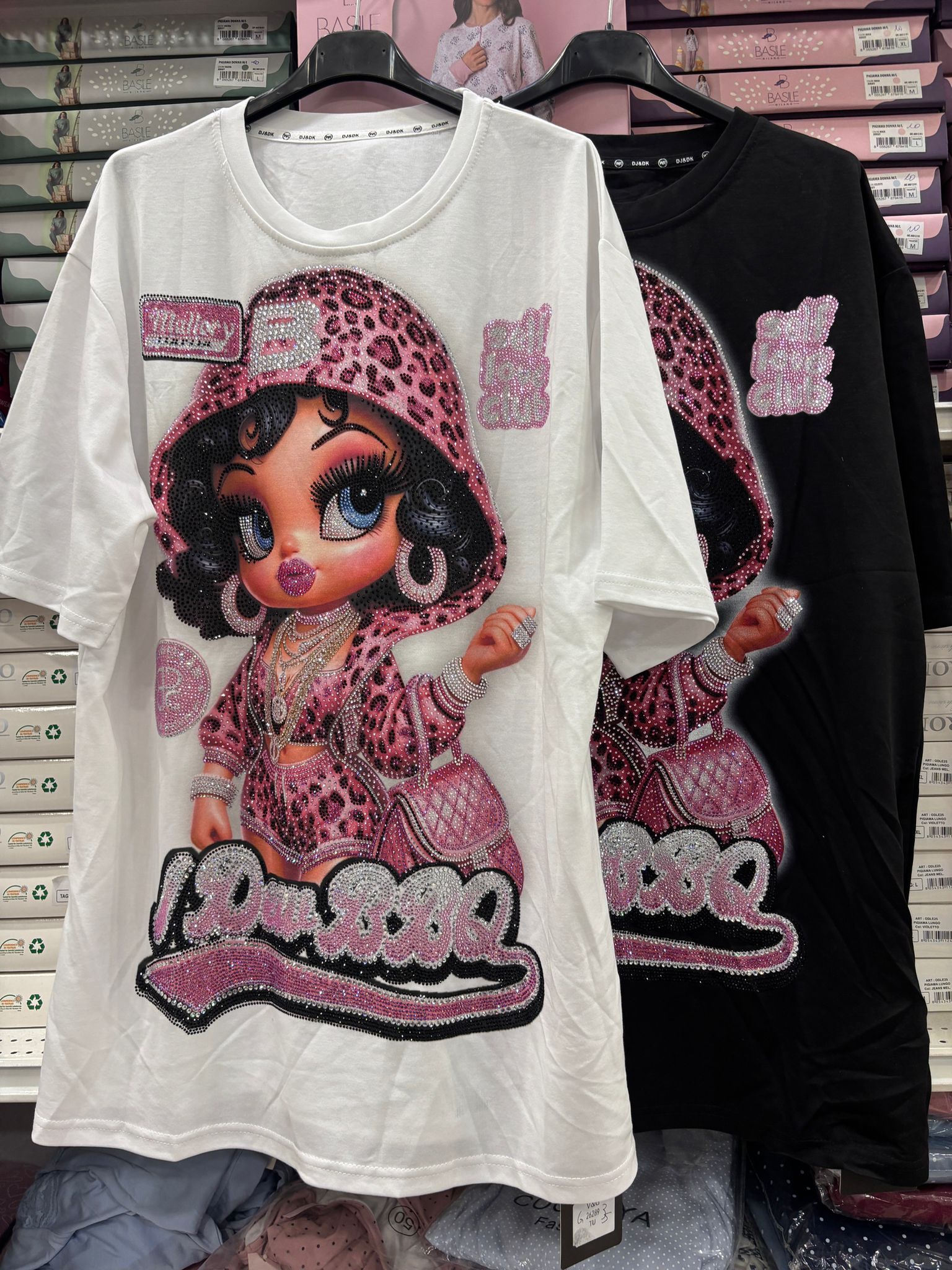 Maglia francesci con bambola disegnata top quality