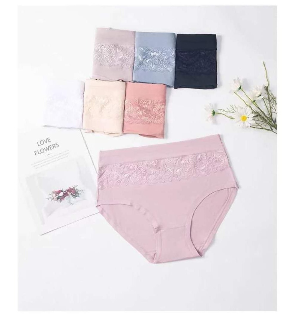 Slip donna vita alta modal pizzo