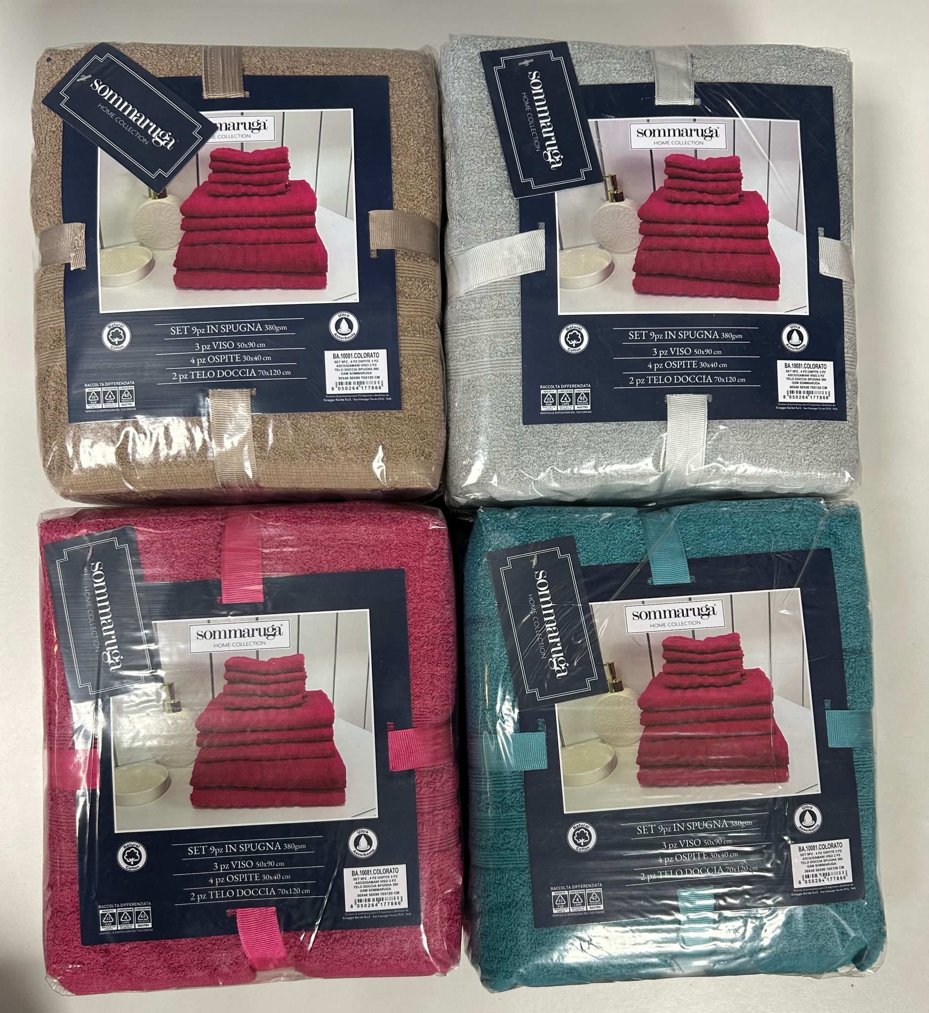 Combo 9 pezzi sommaruga spugna 380g