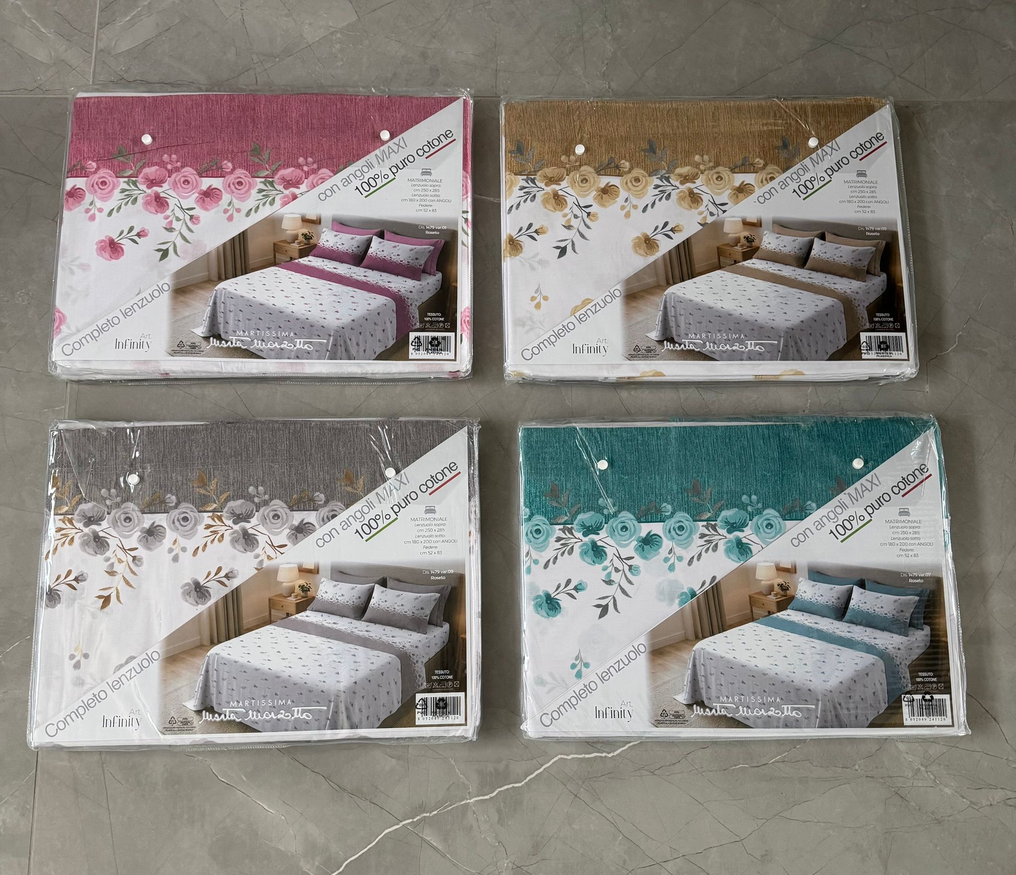Lenzuola fantasia fiorimatrimoniale marta marzotto sotto sopra 2federe