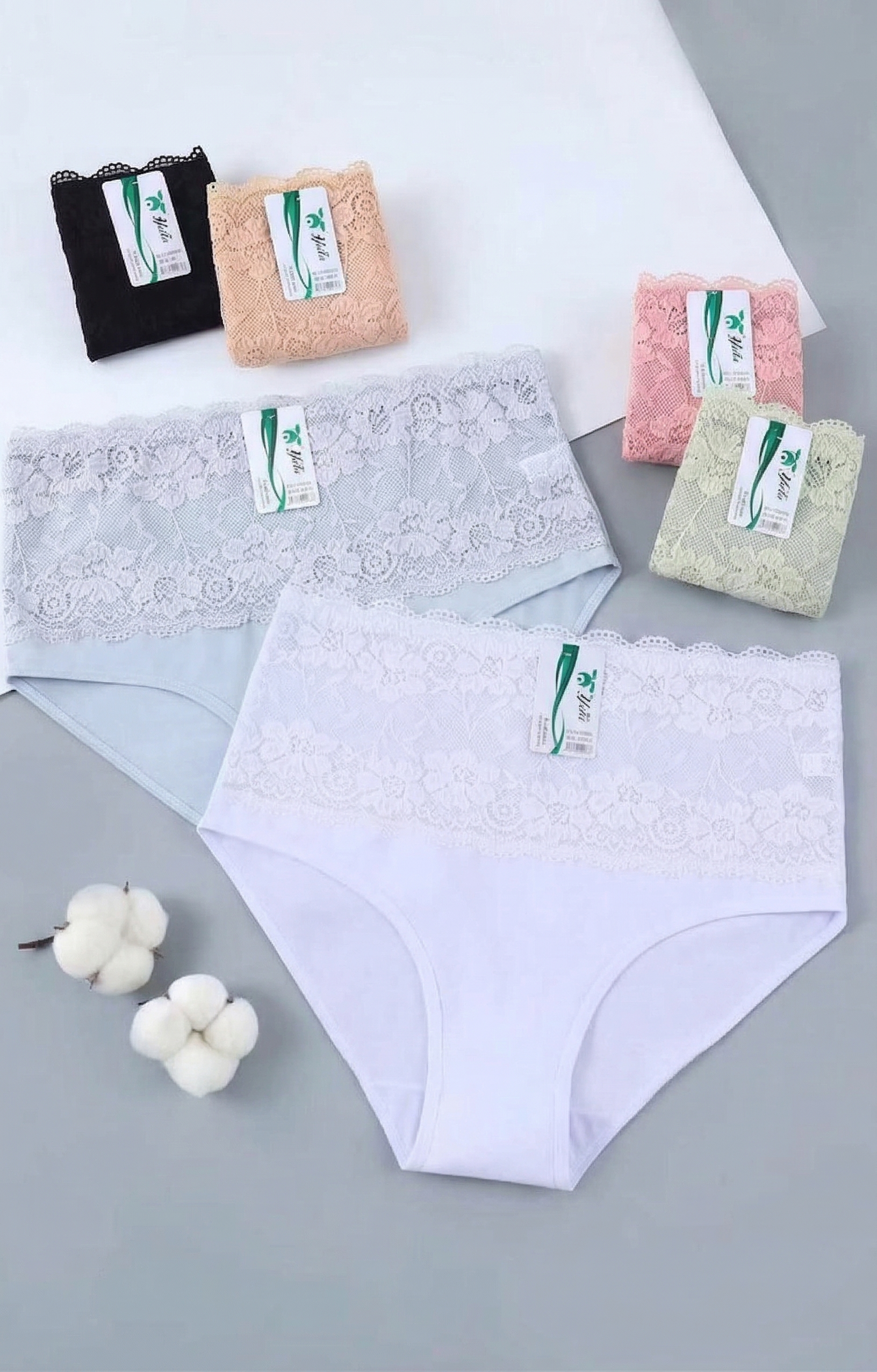 Slip donna vita alta modal e pizzo