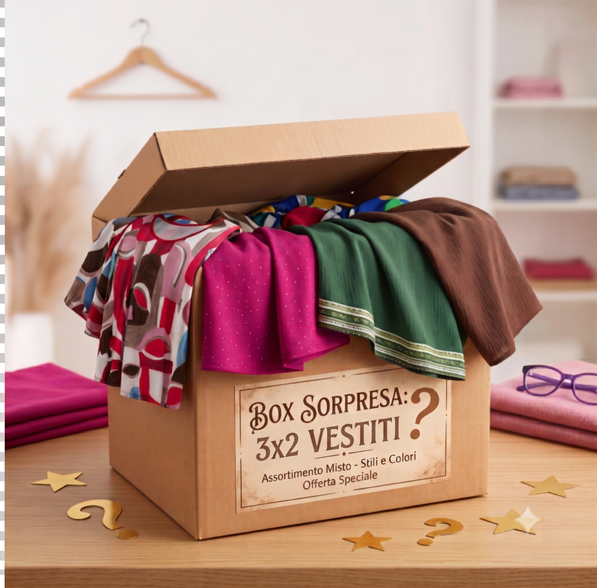Box Sorpresa 3x2 Vestiti